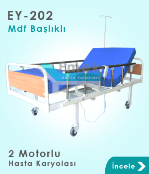 2 motorlu hasta yatağı EY-202