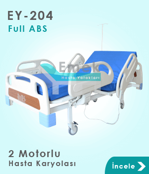 2 motorlu hasta yatağı EY-204