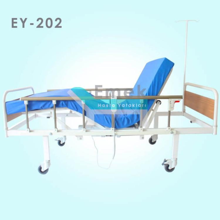 2 Motorlu MDF Başlıklı Hasta Yatağı EY-202