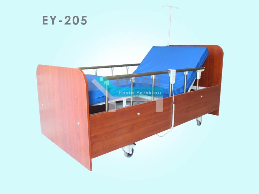 2 Motorlu Ahşap Hasta Yatağı EY-205