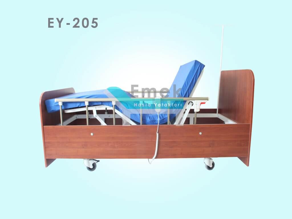 2 Motorlu Ahşap Hasta Yatağı EY-205